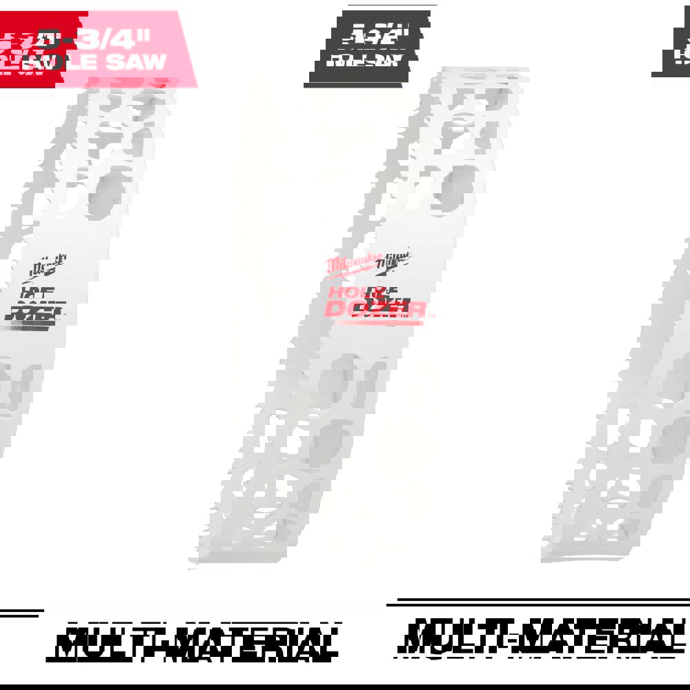 Hole Saws; Saw Diameter (Inch): 5-3/4 ; Saw Material: Bi-Metal ; Cutting Depth (Inch): 1-5/8 ; Material Application: Multi-Purpose ; Pitch Pattern: Constant ; Color: White; Red